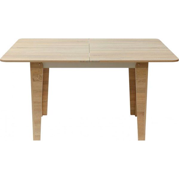 Стол обеденный Берегиня Комфорт-1 раздвижной дуб сонома/белый 