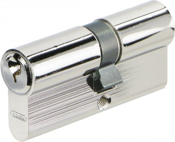 Циліндр Abus E45 30x35 ключ-ключ 65 мм матовий нікель