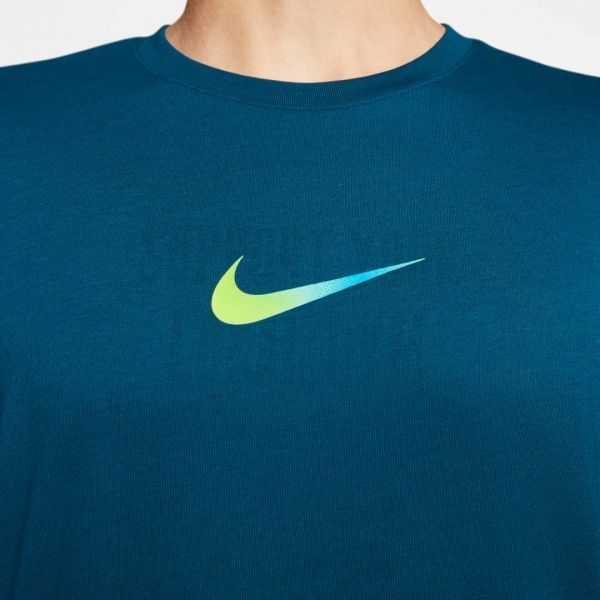 Футболка Nike M NK DRY TEE DB SSNL SWOOSH CK4248-432 L синій