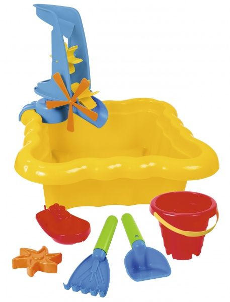Набір для гри з піском Тигрес 7 елементів жовтий 39698