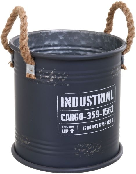 Бочка для хранения Cargo 25х26,5 см серая 