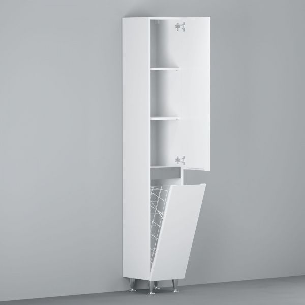 Пенал на ніжках AM.PM M85CSR0351WG38 X-Joy з кошиком для білизни 35 см (правий)