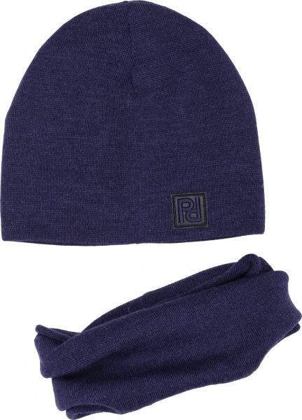 Комплект шапка + снуд унисекс Pompona р.52-54 темно-синий 20 Z P 95 k 
