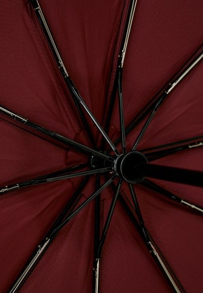 Зонт KRAGO с двойным куполом бордовый 