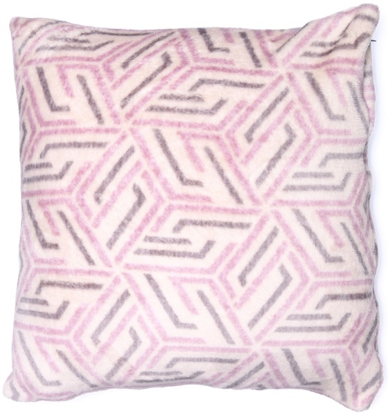 Подушка декоративная Metrix 45x45 см розовый с принтом Frannel 