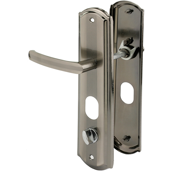 Ручка на планці Bruno BR-33 ліва PZ 67 мм матовий нікель