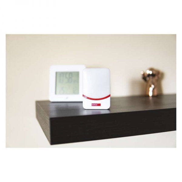 Звонок беспроводной Emos P5732 c кнопкой белый PЗ5732