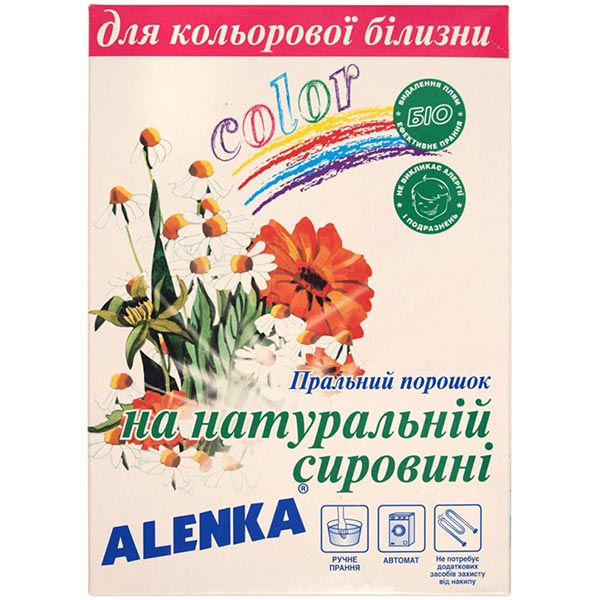 Стиральный порошок для машинной и ручной стирки Alenka Color 0,45 кг