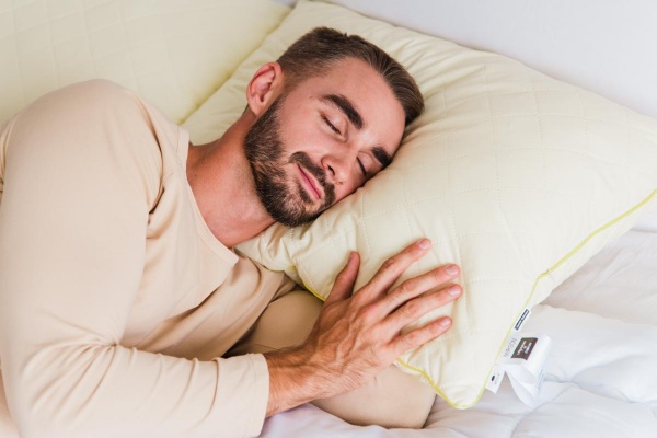 Подушка шелковая 1254 Carmela Silk Kapok средняя 70х70 см (2200001519091) MirSon 70x70 бежевый