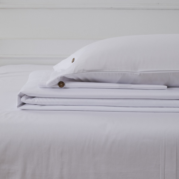 Комплект постільної білизни Solid 2 однотонний білий La Nuit 