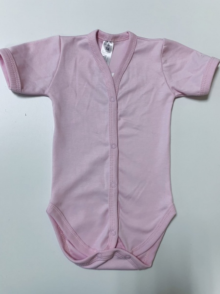 Боді дитяче для дівчинки Bambinelli з коротким рукавом р.74 рожевий Б303-3 