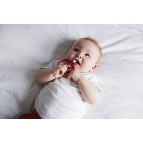 Прорезыватель Matchstick Monkey Обезьянка красная 11 см (MM-ONT-019)