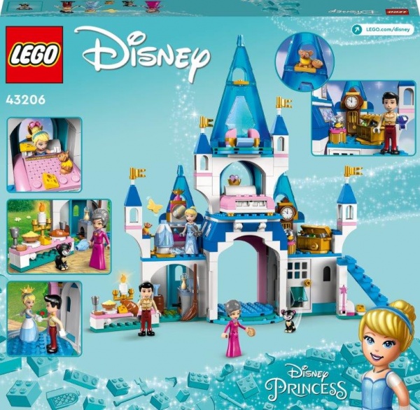 Конструктор LEGO Disney Princess Замок Попелюшки і Прекрасного принца 43206