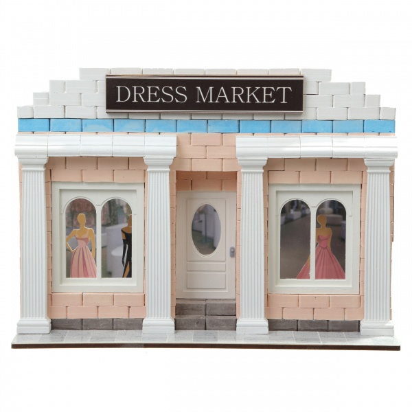 Конструктор из мини-кирпичиков Reducio Dress Market Магазин платьев 71153