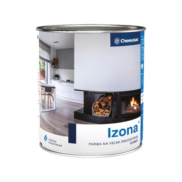 Фарба Chemolak IZONA білий мат 0,75л