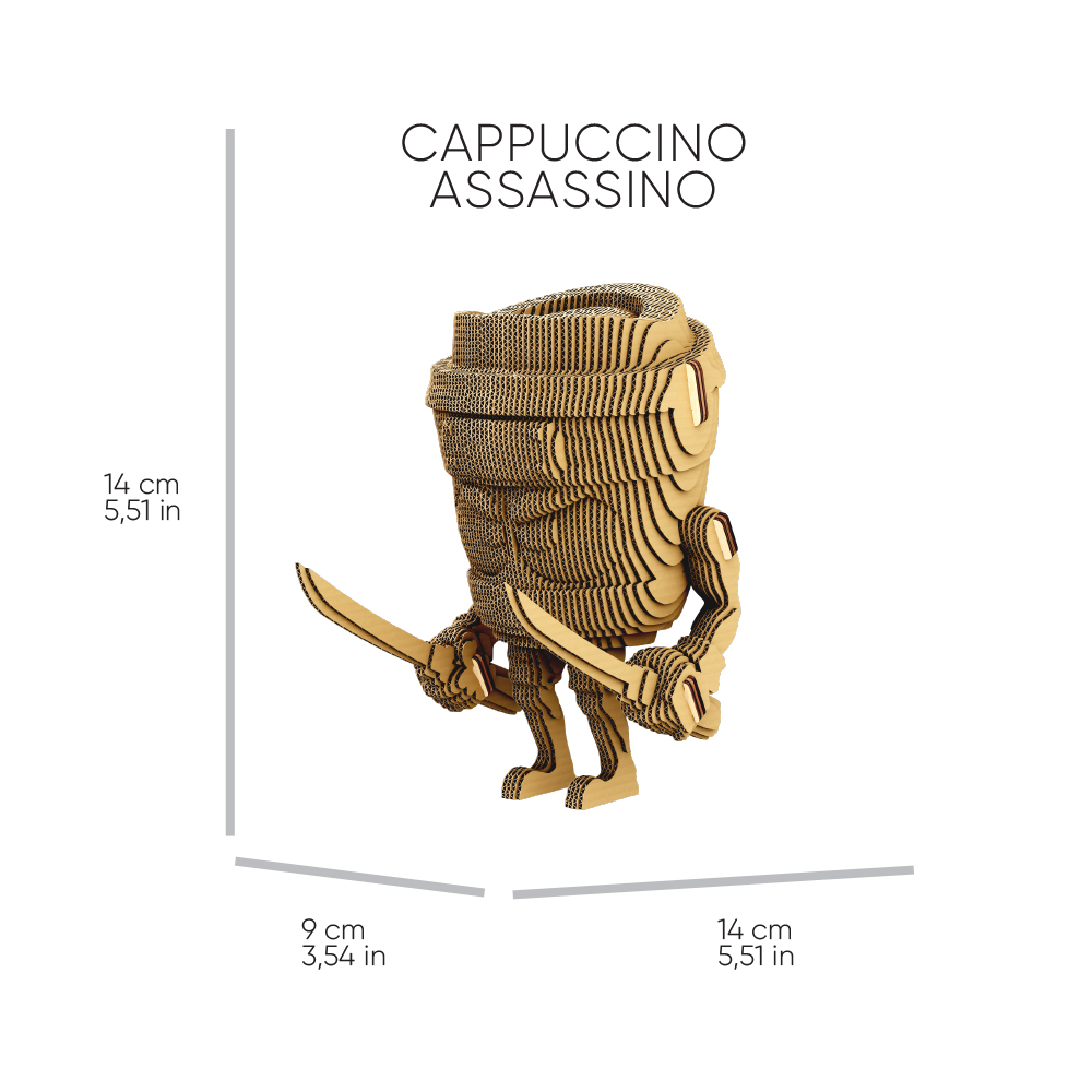 Конструктор картонний Cartonic 3D Puzzle BALLERINA CAPPUCCINA AND FRIENDS