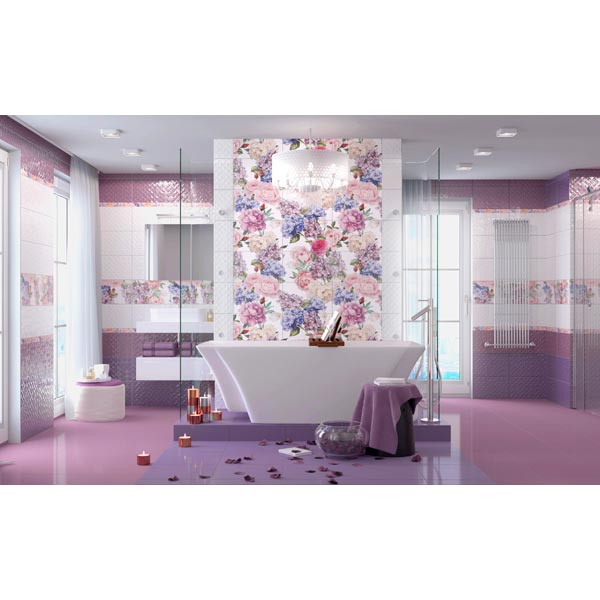 Декор Golden Tile Gortenzia Мікс №6 72Б361 250х400 мм