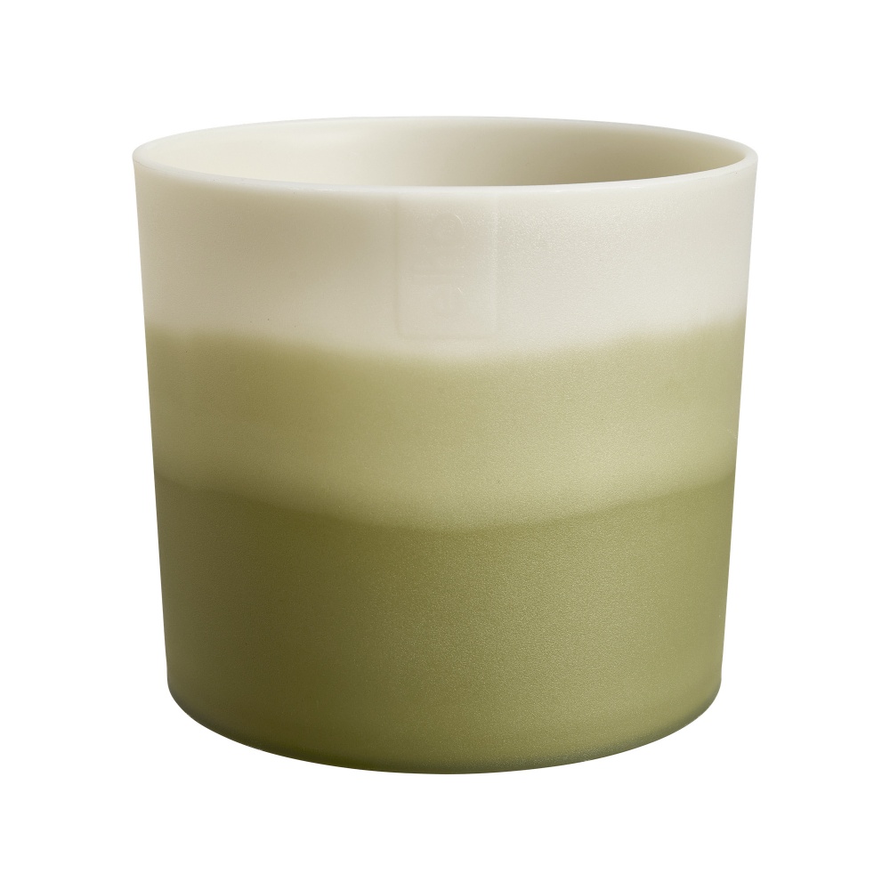 Вазон пластиковый пластик Colour gradient round круглый зеленый 3,9 л Elho (555153)