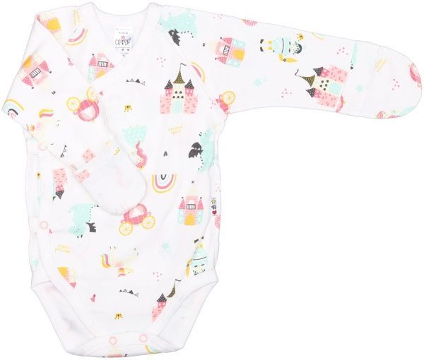 Боди детское ТМ Софія Princess р.62 молочный с рисунком 221162 