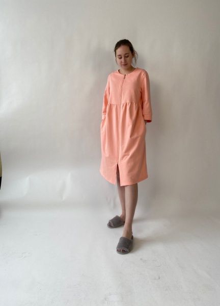 Халат домашний Flis clothes р. M розовый 