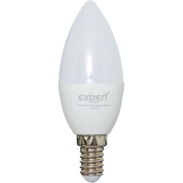 Лампа світлодіодна Expert 7,5 Вт C37 матова E14 220 В 3000 К 