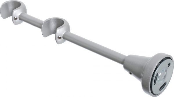 Карниз Gardinia Ally подвійний набірний d19 мм 160 см матове срібло 