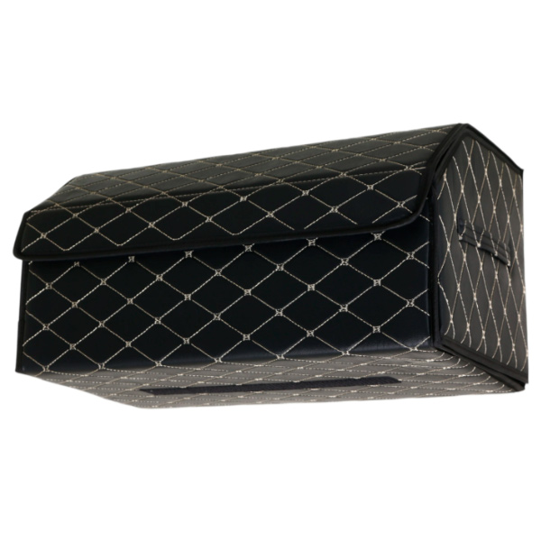 Сумка-органайзер в багажник розмір L Auto Assistance AA-533BG чорно-білий