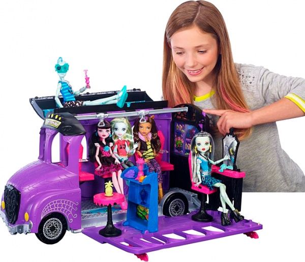 Игровой набор Monster High Крутой школьный автобус FCV63