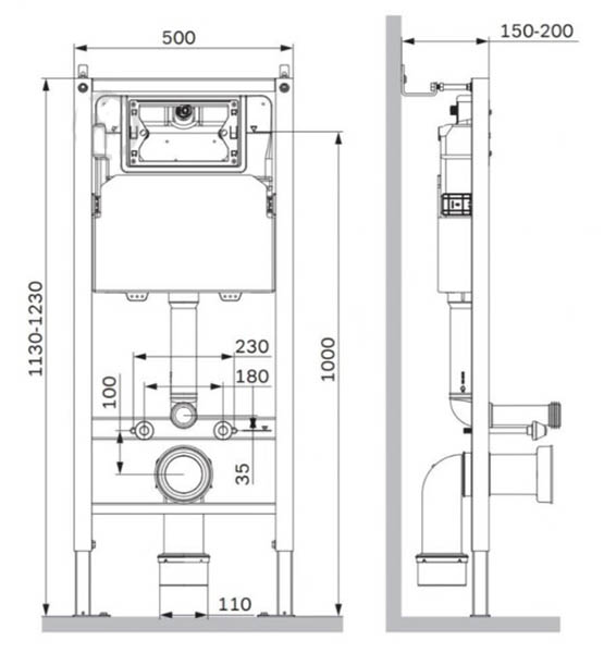 Инсталляция для унитаза AM.PM PrimeFit I012709