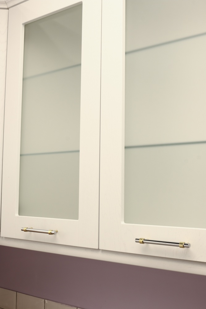 Ручка для меблів рейлінгова 128 мм золото/хром