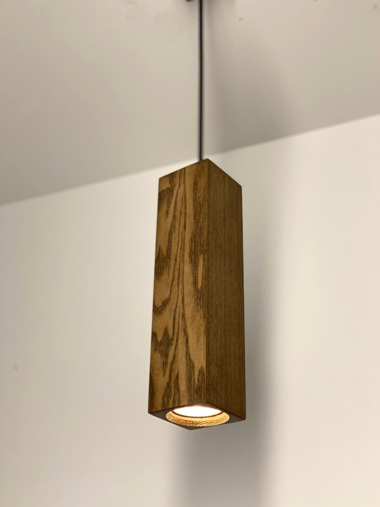 Подвес Iterna Cube P 1xGU10 натуральное дерево LW065