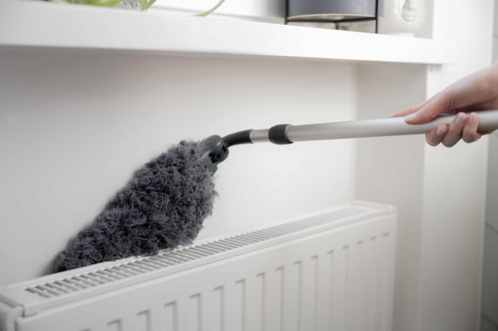 Щетка для удаления пыли EcoEgo с телескопической ручкой York 62 см 7040 серый 9913