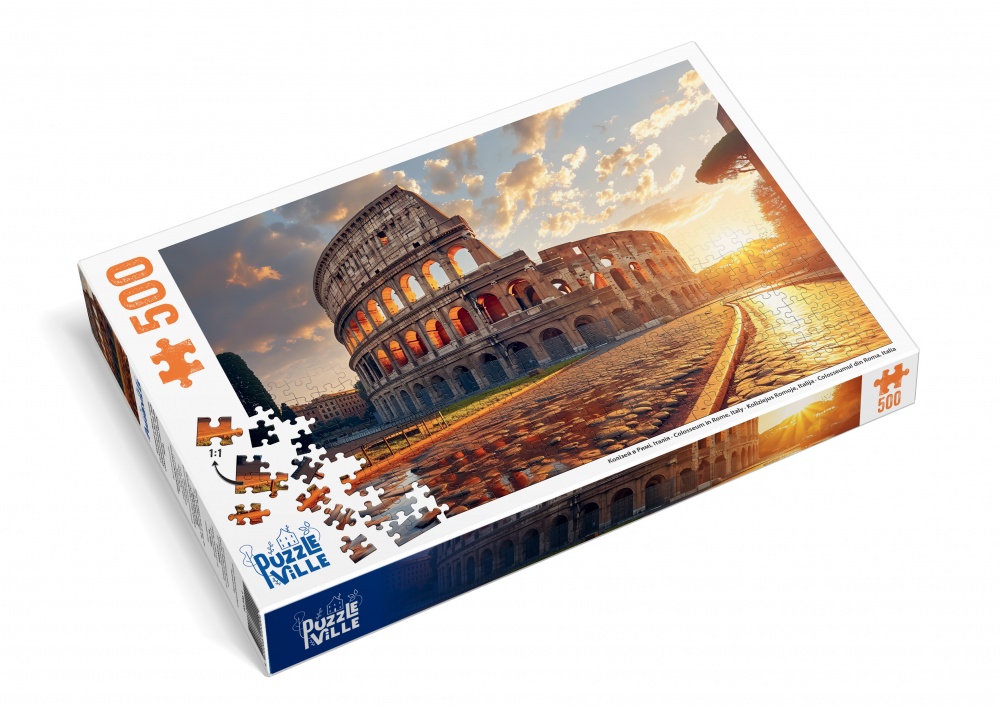 Пазл PUZZLEVILLE «Колизей в Риме», Италия 500 элементов PZL500_4