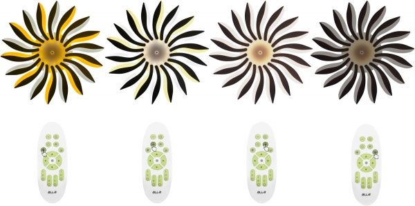 Люстра світлодіодна ALLA-lighting Sanflower з пультом ДК 72 Вт білий 