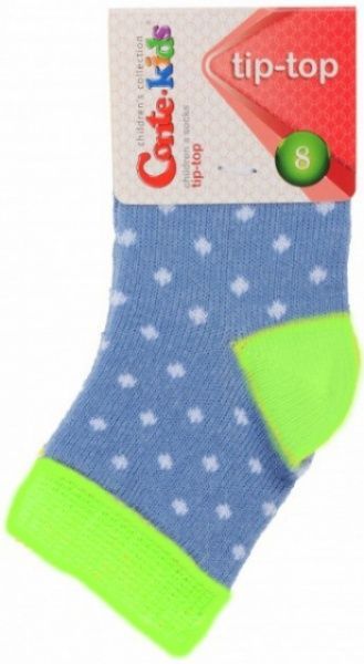 Шкарпетки Conte-Kids TIP-TOP 214 р.8 джинс-салатовий 