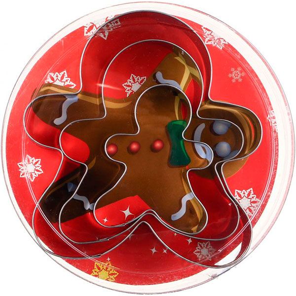 Набор форм для печенья Праздничный 3 шт