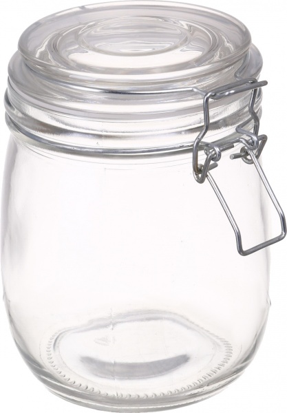 Емкость для хранения с бугельной крышкой 750 мл стекло Koopman