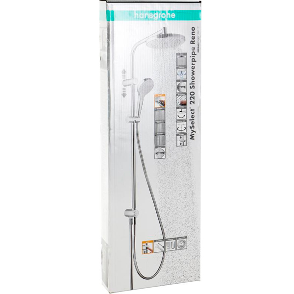 Душова система Hansgrohe MySelect S 220 Showerpipe Reno 26759400