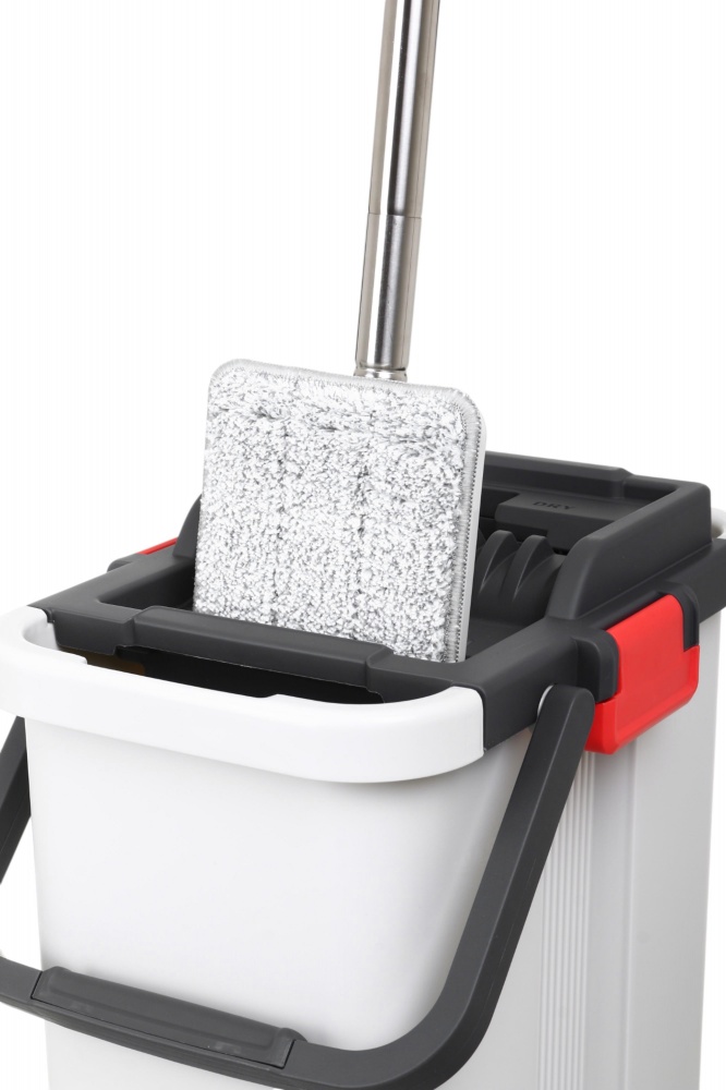 Набор для уборки для пола OBERY SuperClean 2в1 ведро 7,5 л + швабра 130 см 33 см