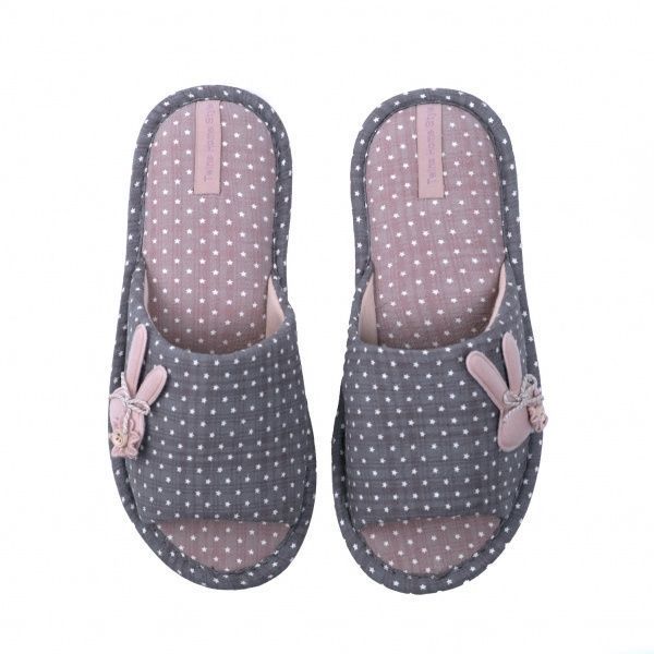 Тапки домашние HS-VL Pink Rabbit р. 38-39 серый 