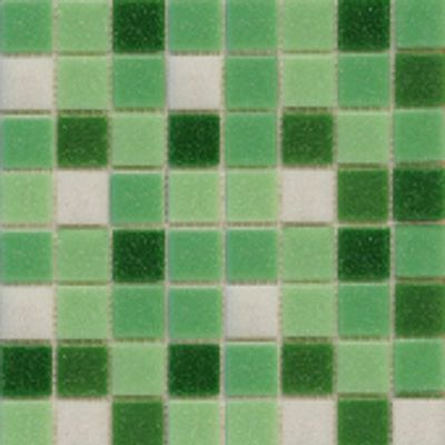 Мозаїка R-MOS mix B12 зелена 321x321 мм