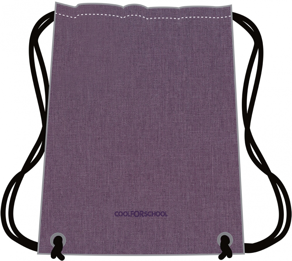 Сумка для обуви 41х33 см фиолетовая CF85758-12 Cool For School