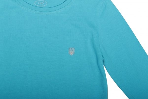 Джемпер детский Фламинго р.140 бирюзовый D8-8643-64/14 