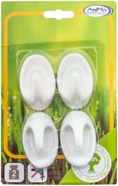 Гачок меблевий  Arino Arino 4 шт белый