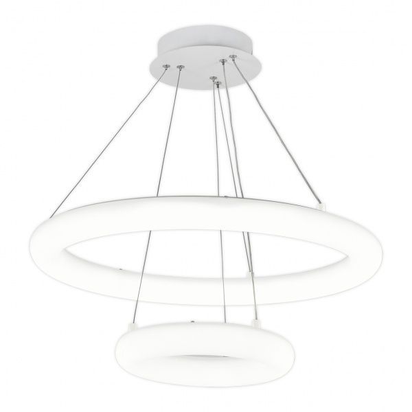 Люстра світлодіодна Hopfen Gravitation 2R з пультом ДК (Plexiglas) 94 Вт білий 