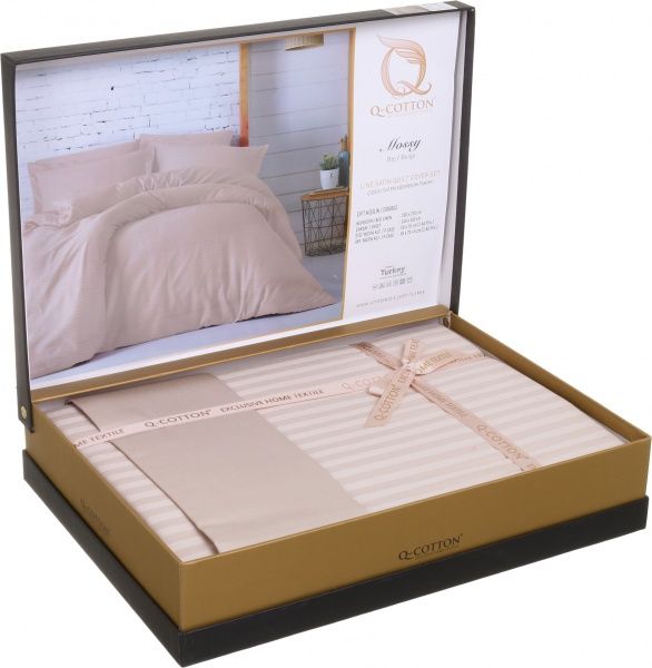 Комплект постельного белья 2.0 бежевый MOSY LINE 