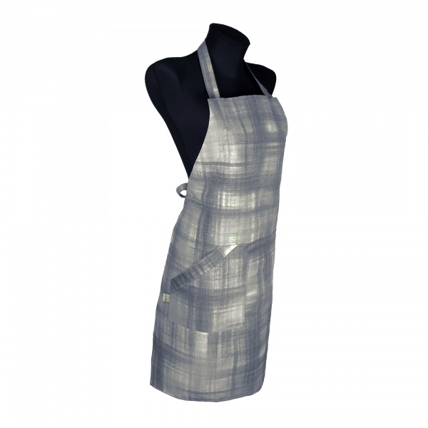 Фартук кухонный PARIS Клеточка графит La Nuit