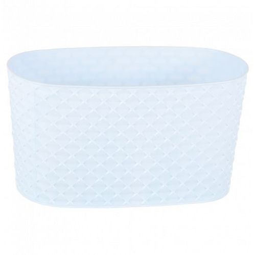 Горщик Serinova KAPADOKYA БАЛКОН прямокутний 4,7 л білий (KAPB-Beyaz 11389) 