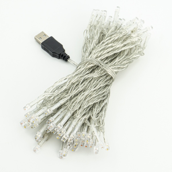 Декоративная гирлянда Altalusse (INL-2402U-80 Multicolor) встроенный светодиод (LED) 80 ламп 10 м 