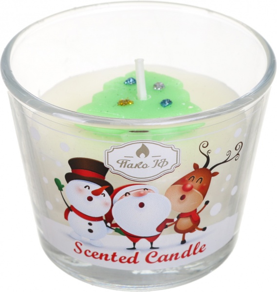 Свеча Pako-If в стакане Кексы Новогодние 
